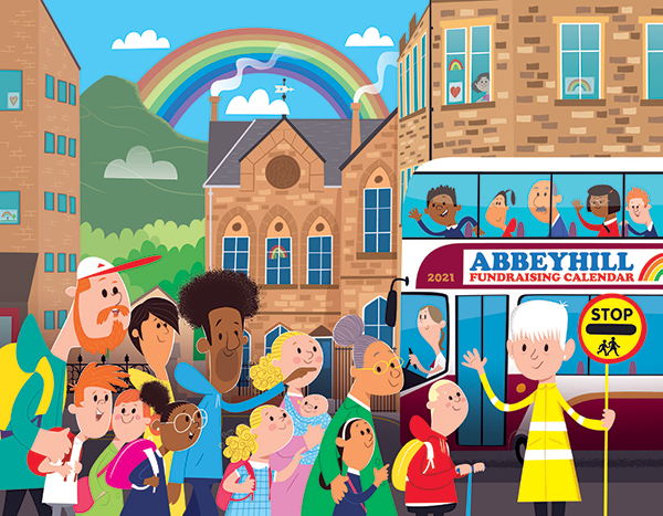 Abbeyhill School Calendar 2021 front cover